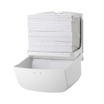 PlastiQline mini handdoekdispenser PQMiniH - wit, Verzenden, Nieuw in verpakking