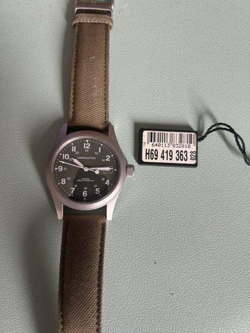 Hamilton - Khaki Field Mechanical 38mm - Zonder minimumprijs, Nieuw