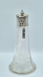 Mary Gregory - Karaf - Verzilverd, Glas - Een Art, Antiek en Kunst, Antiek | Glas en Kristal