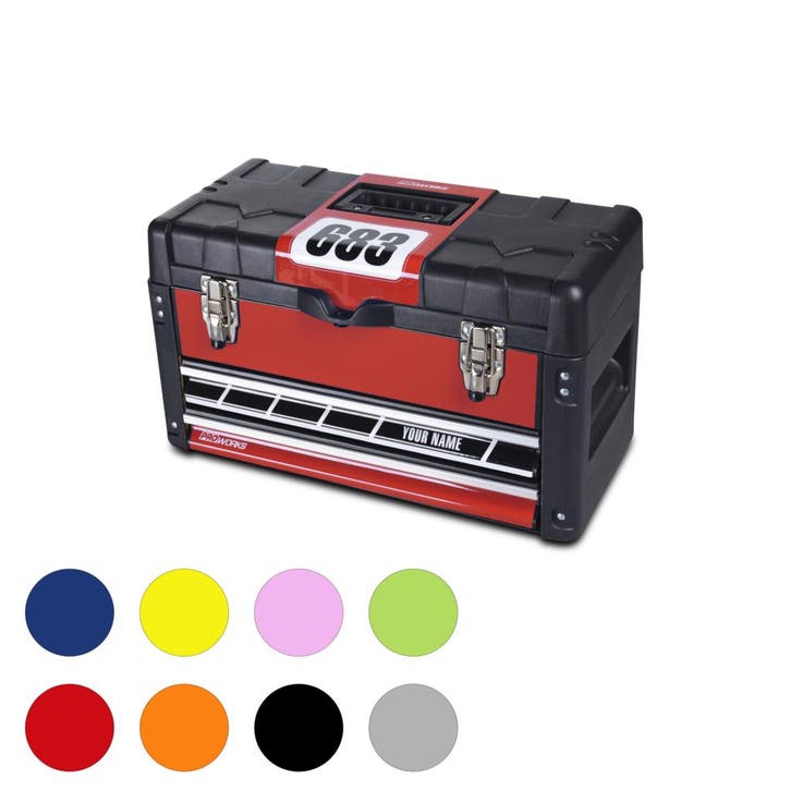 Stickerset voor Gereedschapskist Proworks 49-X2 Retro, Motoren, Accessoires | Overige, Nieuw, Verzenden