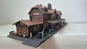 Vollmer H0 - 3502 - Modeltreinlandschap (1) - geweatherd, Nieuw