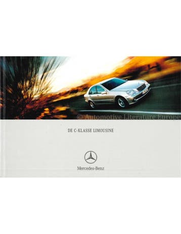 2001 MERCEDES BENZ C KLASSE SEDAN BROCHURE NEDERLANDS, Nieuw, Author