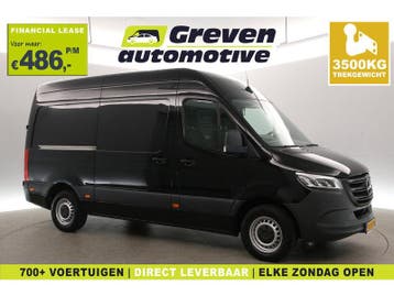 Mercedes-Benz Sprinter 315 CDI 150PK L2H2 | 3500kg, Euro 6, Zwart, Mercedes-Benz, Nieuw