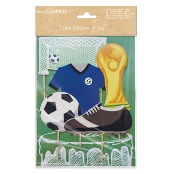 ScrapCooking Taarttoppers Voetbal Set/5, Verzenden, Nieuw