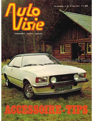 1974 AUTOVISIE MAGAZINE 22 NEDERLANDS, Nieuw, Author