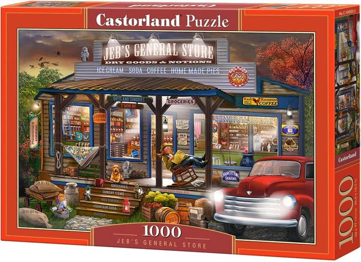 Jebs General Store Puzzel (1000 stukjes) | Castorland -, Hobby en Vrije tijd, Denksport en Puzzels, Nieuw, Verzenden