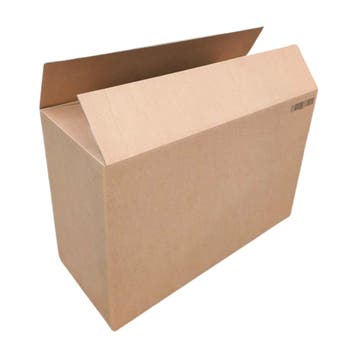 Verzenddoos 920x380x610 mm dubbelgolf karton bruin fefco, Ophalen of Verzenden