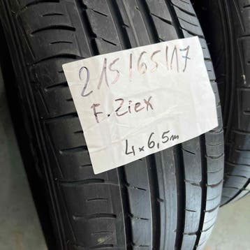 4 x Falken Ziex 215-65-17 Zomerbanden 6,5mm, Auto-onderdelen, Banden en Velgen, 17 inch, Ophalen of Verzenden, Band(en), Personenwagen