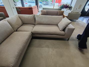 Linteloo hoekbank / gestoffeerd, Ophalen of Verzenden, Zo goed als nieuw, Stof