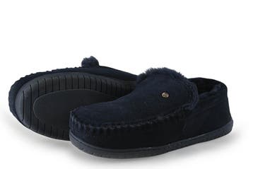 Warmbat Pantoffels in maat 46 Blauw, Warmbat, Pantoffels of Sloffen, Gedragen, Verzenden