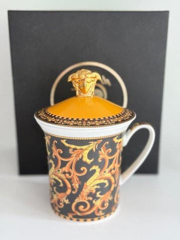 Rosenthal - Versace - Mok - BAROCCO Beker met deksel / 30