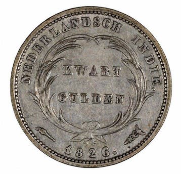 Nederlands-Indië. Willem I. 1/4 Gulden ¼ Gulden 1826 –