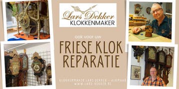 FRIESE KLOK reparatie - Klokkenmaker Lars Dekker Alkmaar