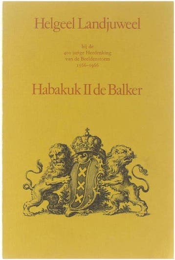Helgeel landjuweel 9789061690696 Habakuk 2 De Balker, Verzenden, Gelezen, Habakuk 2 De Balker