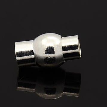 Magneet slotje zilverkleur 9 x 15mm Ø5mm, Ophalen of Verzenden, Nieuw, Draad