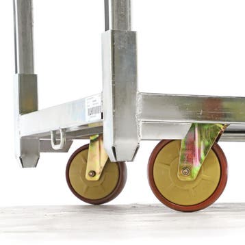Gebruikte Deense karren Bloemenwagen / Deense kar met 4, Ophalen of Verzenden, Nieuw