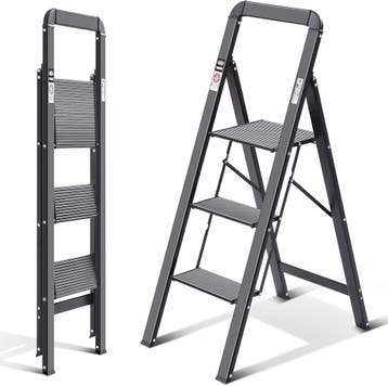 Aluminium Trap 150kg | Veilige Leuning | 34% Korting, Doe-het-zelf en Verbouw, Trap, Ophalen of Verzenden, Zo goed als nieuw, Opvouwbaar of Inschuifbaar