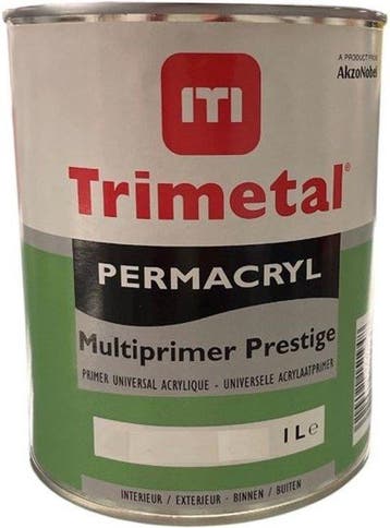 Trimetal Permacryl Multiprimer - 1 liter - Alle kleuren, Verzenden, Nieuw