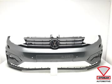 VW Touran 5T 5TA R-Line Voorbumper Bumper 6xPDC KLS Originee, Ophalen, Gebruikt, Volkswagen, Bumper