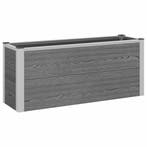 vidaXL Verhoogde plantenbak Grijs 100 x 30 x 22 cm WPC en, Tuin en Terras, Verzenden, Nieuw, Minder dan 60 cm, 30 tot 60 cm