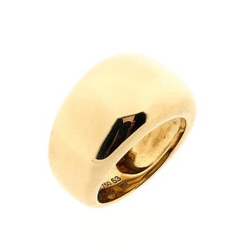 Gouden Nouvelle Vague ring; Cartier, Sieraden, Tassen en Uiterlijk, Ringen, Gebruikt, Ophalen of Verzenden, 17 tot 18, Dame of Heer