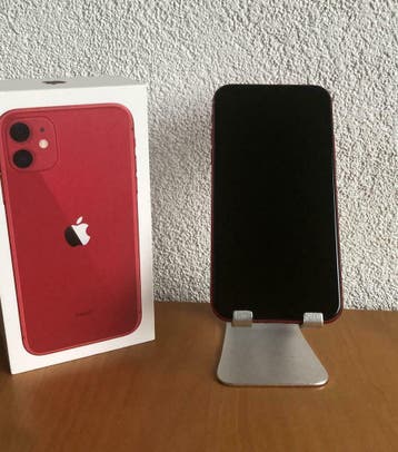 Apple iPhone 11 128GB Rood / Garantie / Nette staat, 128 GB, Refurbished, Zonder simlock, Zonder abonnement