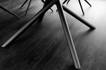 Uitschuifbare eettafel MIKADO 120-160cm wit keramiek ovaal, Huis en Inrichting, Tafels | Eettafels, Ophalen of Verzenden, Nieuw
