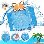 Koelmat Hond & Kat - 70x110 cm - Blauw - Nobleza, Dieren en Toebehoren, Verzenden, Zo goed als nieuw