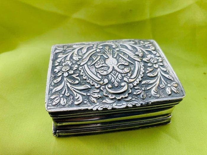 Doos - Verzilverd, Antiek en Kunst, Antiek | Overige Antiek