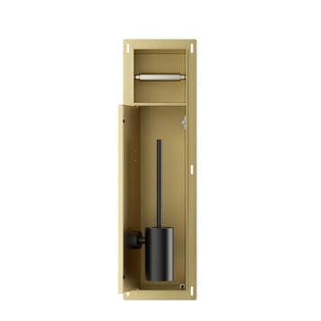 Toiletrol- en Borstelhouder Inbouw BWS Milan Betegelbaar, Ophalen of Verzenden, Nieuw, Bad