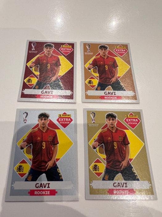 2022 Panini WC Qatar 2022 Gavi, Son, Suarez… - 11 different, Verzamelen, Stickers