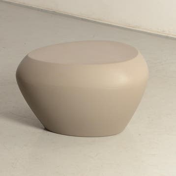 Lonc Teaser design poef, beige, 58 x 58 x 34 cm, Ophalen of Verzenden, Nieuw in verpakking