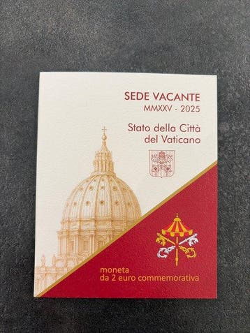 Vaticaan. 2 Euro 2025 Sede Vacante (Zonder minimumprijs)