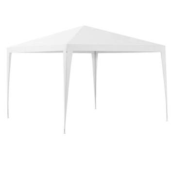 Partytent - 3x3m - Paviljoen - Opvouwbaar - Wit, Verzenden, Zo goed als nieuw