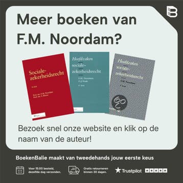 Inleiding socialezekerheidsrecht - F.M. Noordam, Boeken, Verzenden, Gelezen, F.M. Noordam