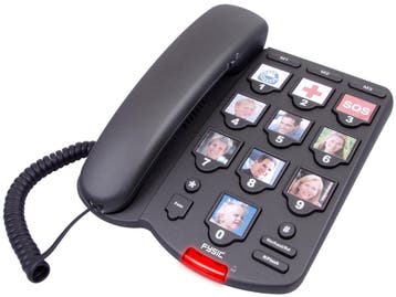 Fysic FX-3200 Vaste Huistelefoon met Grote Knoppen en Fotos, Verzenden, Zo goed als nieuw