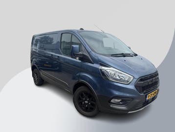 Ford Transit Custom 300 2.0 TDCI L1H1 Trail, Stof, Gebruikt, Euro 6, Blauw