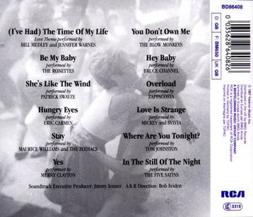 cd - dirty dancing (motion picture soundtrack) - DIRTY DA..., Cd's en Dvd's, Verzenden, Zo goed als nieuw