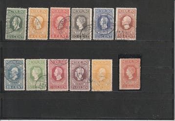 Nederland 1913 - Jubileum serie inclusief de 10 gulden (de, Gestempeld