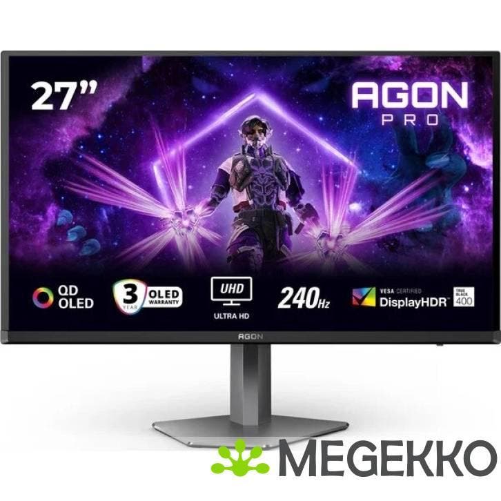 AOC AGON PRO AG276UZD 27  QD-OLED 240Hz 4K Gaming Monitor, Computers en Software, Monitoren, Nieuw, Verzenden