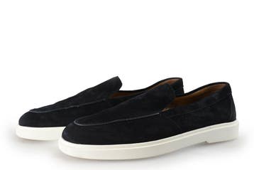 Manfield Loafers in maat 41 Zwart, Verzenden, Zwart, Overige typen, Zo goed als nieuw