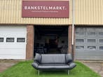 LEOLUX Tango bank relax design 3 zit bankstel zwart leer, Design, Driepersoons, Rechte bank, Leer