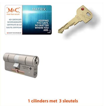 M&C 1 x Matrix Cilinder SKG*** met CERTIFICAAT, Verzenden, Nieuw