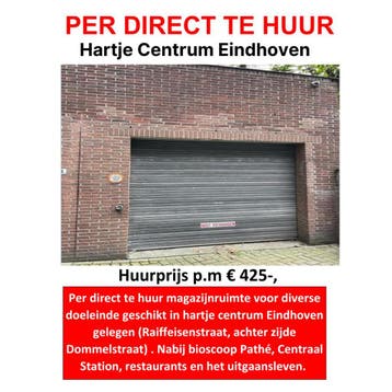 Te huur in hartje centrum Eindhoven (Raiffeisenstraat), Huizen en Kamers, Huizen te koop