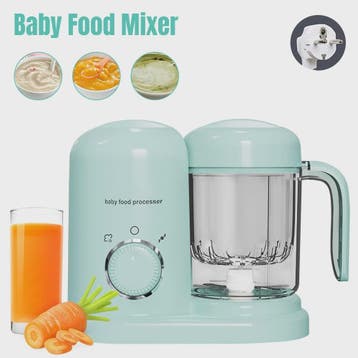 Multifunctionele Babyvoeding Maker: Stomen, Mixen, Opwarmen, Verzenden, Nieuw