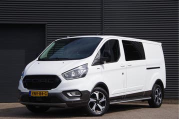 Ford Transit Custom 320 2.0 TDCI L2 ACTIVE DC-5P, 170PK AUT., Automaat, Gebruikt, Euro 6, Leder en Stof