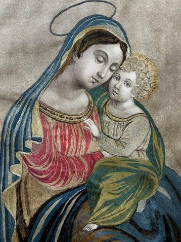Italiaanse school (XIX) - Madonna con Bambino