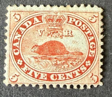 Canada 1859 - SG 31 - zeldzaam met volle gum en goede, Gestempeld