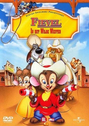 Fievel - In Het Wilde Westen  (dvd tweedehands film), Ophalen of Verzenden, Zo goed als nieuw