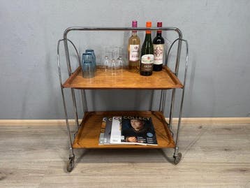 Serveerwagen - Metaal, kunststof - Vintage Serveerwagen, Antiek en Kunst